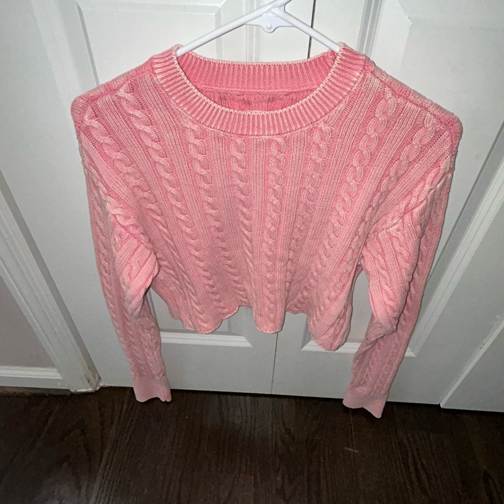 Girls Aerie cropped sweater
